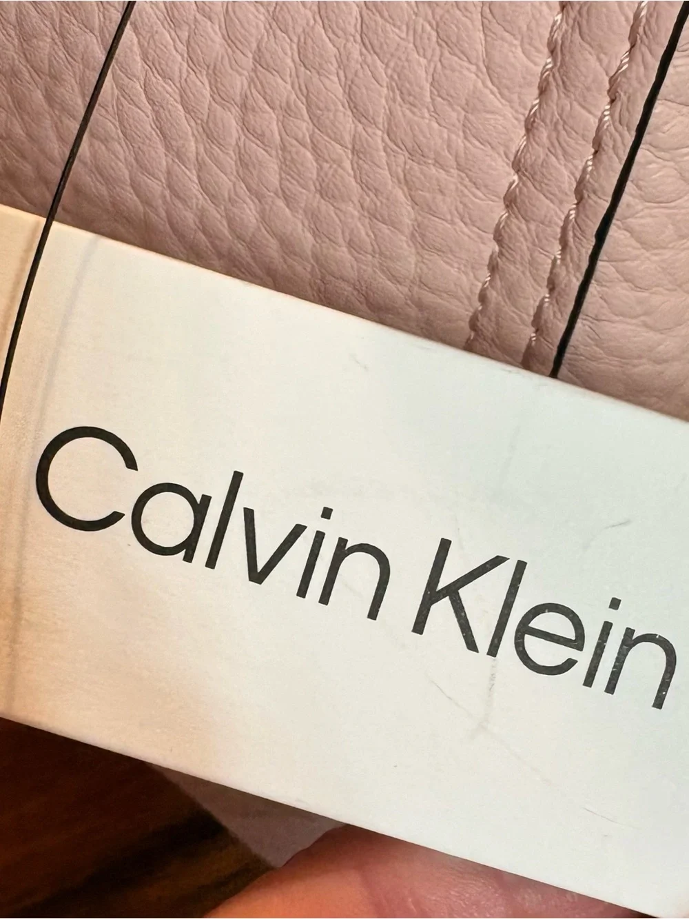 NWT! Calvin Klein Medium Garnet Satchel Crossbody Bag Pink